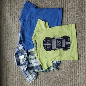 Set of 3 Gymboree shirts for toddlers, size 12-18 months